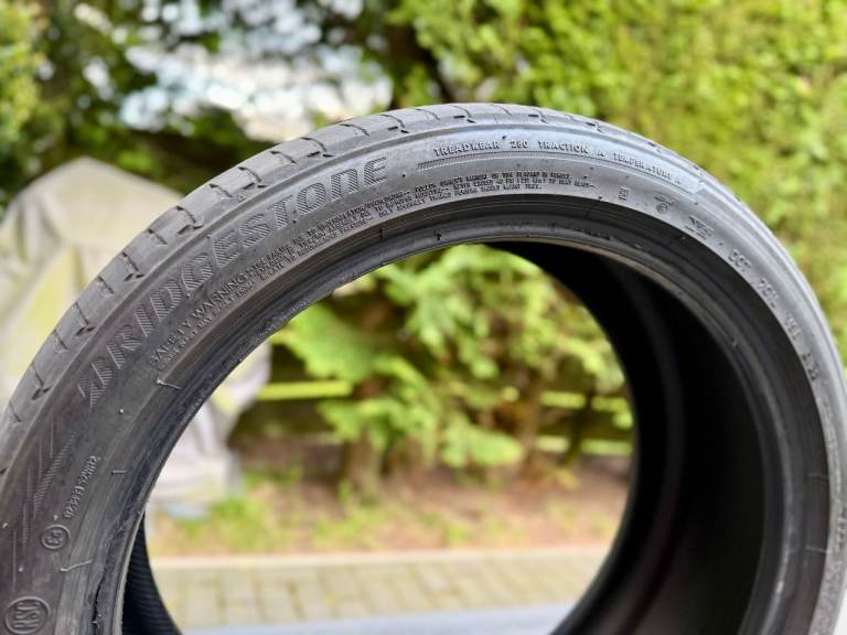 245/40 R20 Bridgestone Potenza S001* 99Y RFT 4.3mm Tread 245 40 20 RUNFLAT