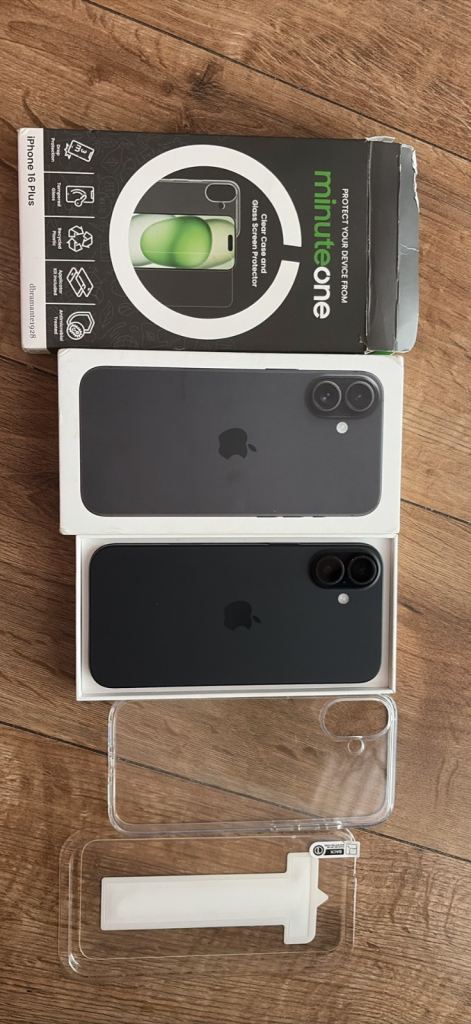 Apple iPhone 16 Plus Black – As Good As New, with Case