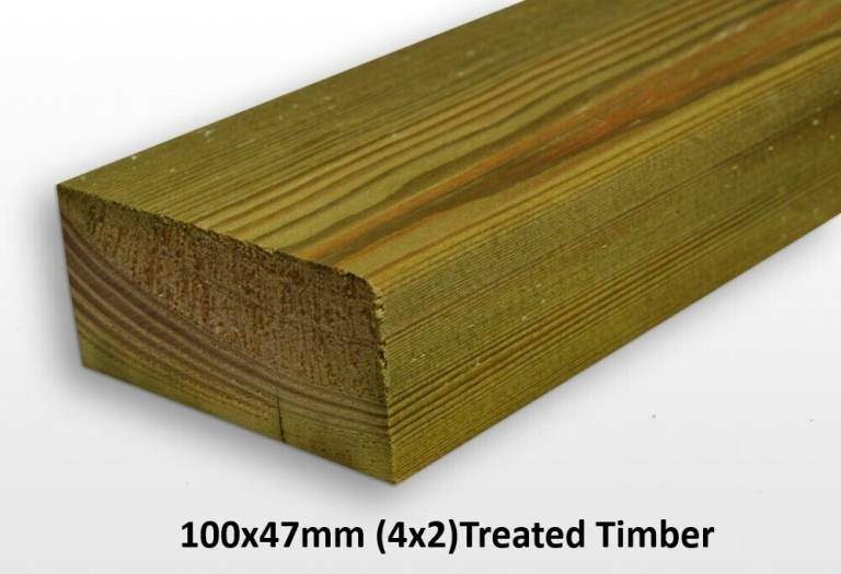 100 x 47mm (4x2) Treated Timber 