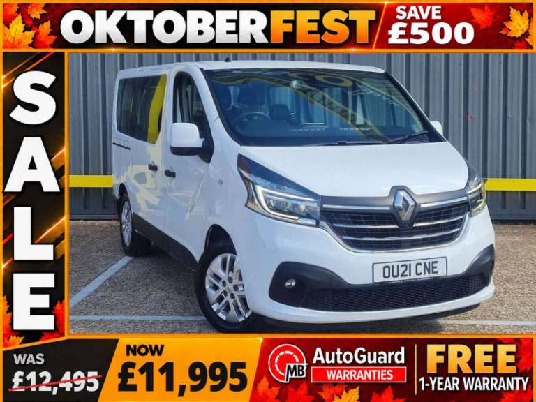 2021 Renault Trafic 2.0 dCi ENERGY 28 SPORT NAV 5 SEATS Minibus Diesel Manual