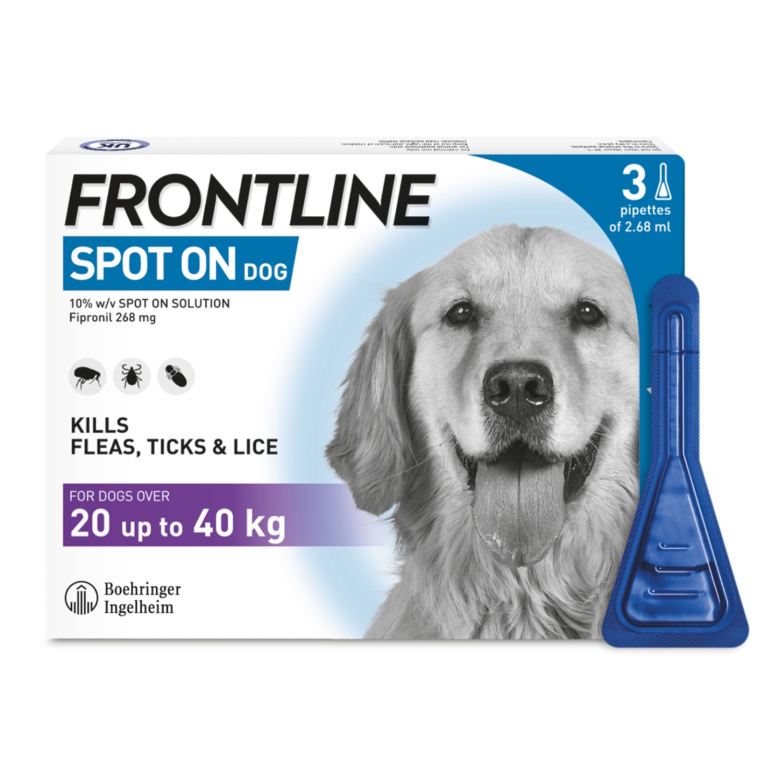 2 x FRONTLINE Spot on (Dog) 20 - 40Kg