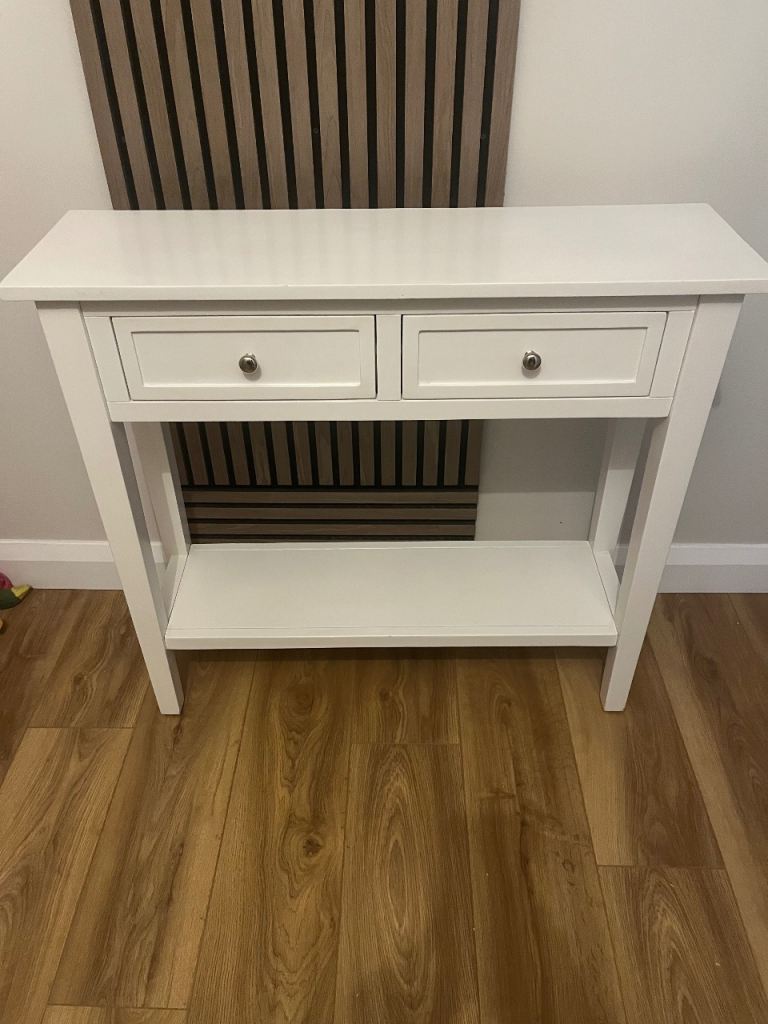 White Console Table From Laura James