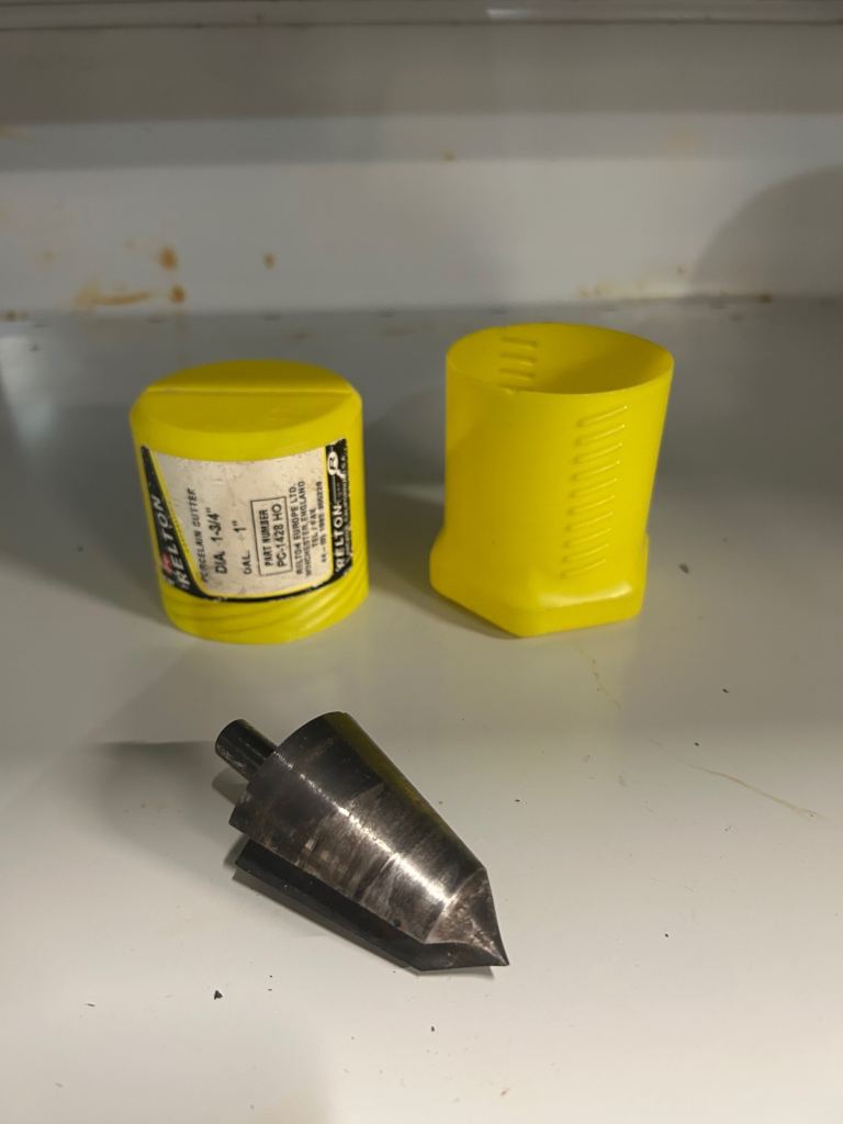 A range of Relton porcelain hole cutters & hole saws available