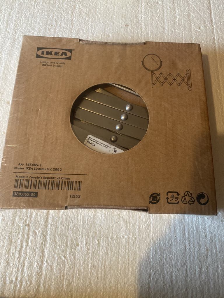 IKEA Frack wall mirror. 