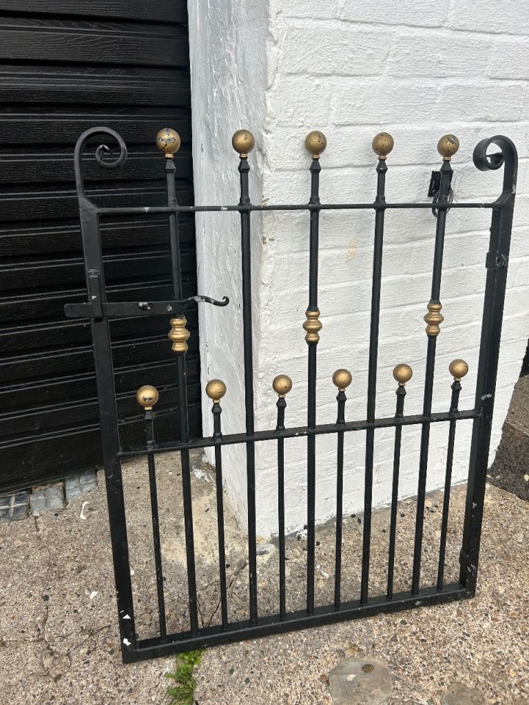 Two wrought iron gates