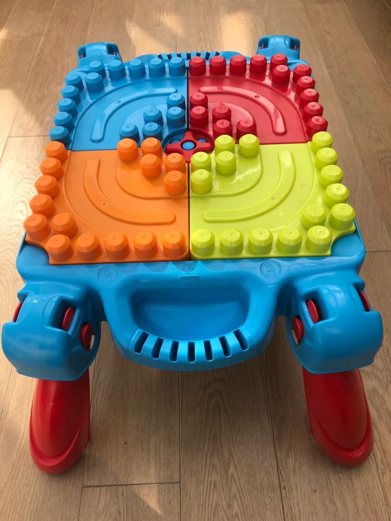 Mega Bloks Building Table – Good Condition