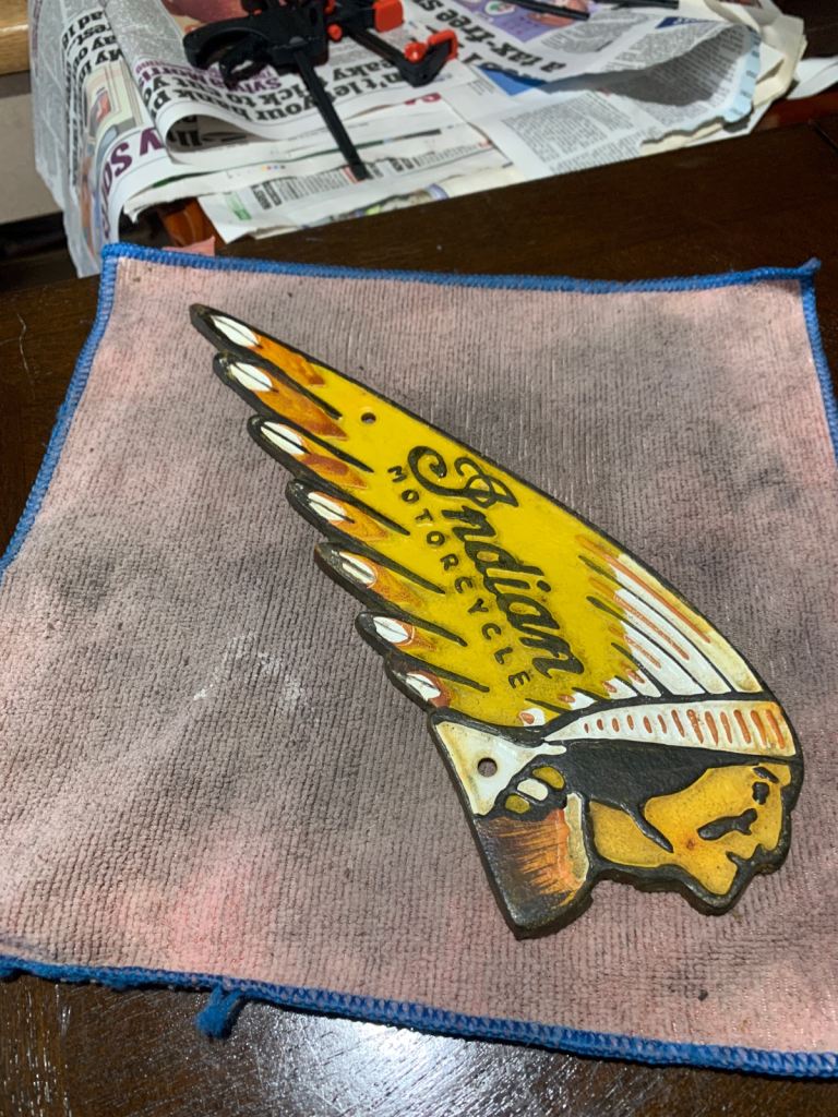 Indian motorcycle sign 