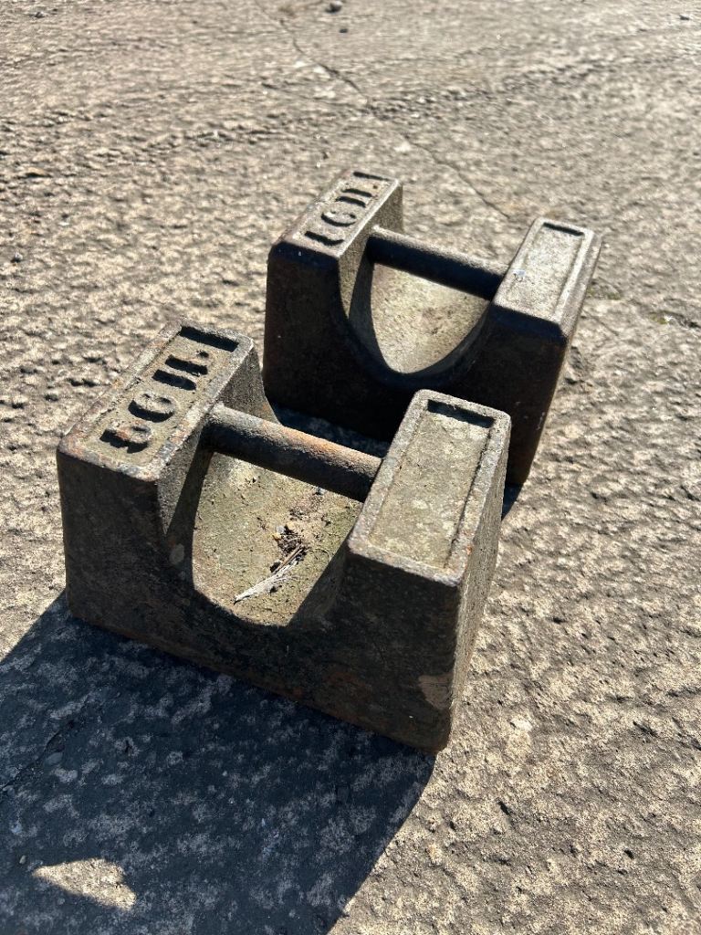 Cast Iron 56lb Weights (2 available - price is each)