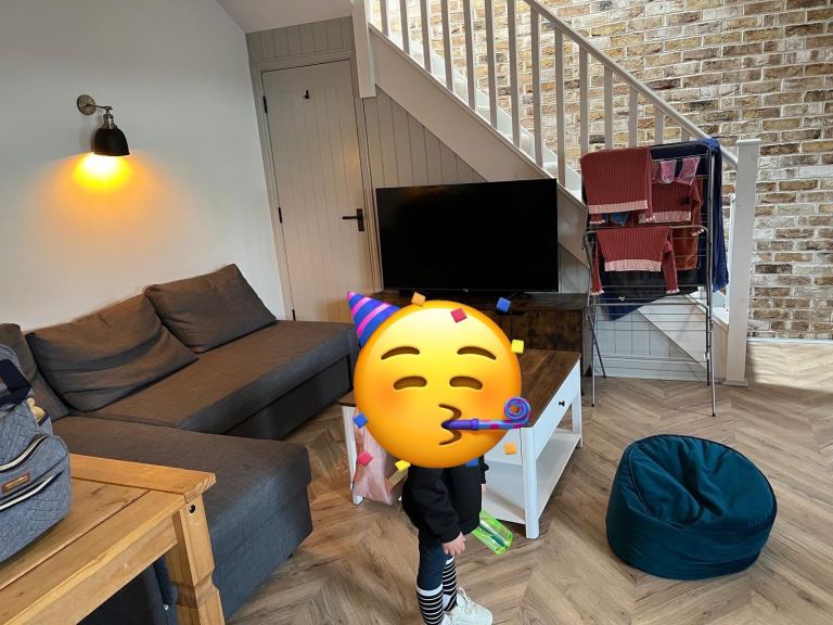 IKEA corner sofa bed with storage 