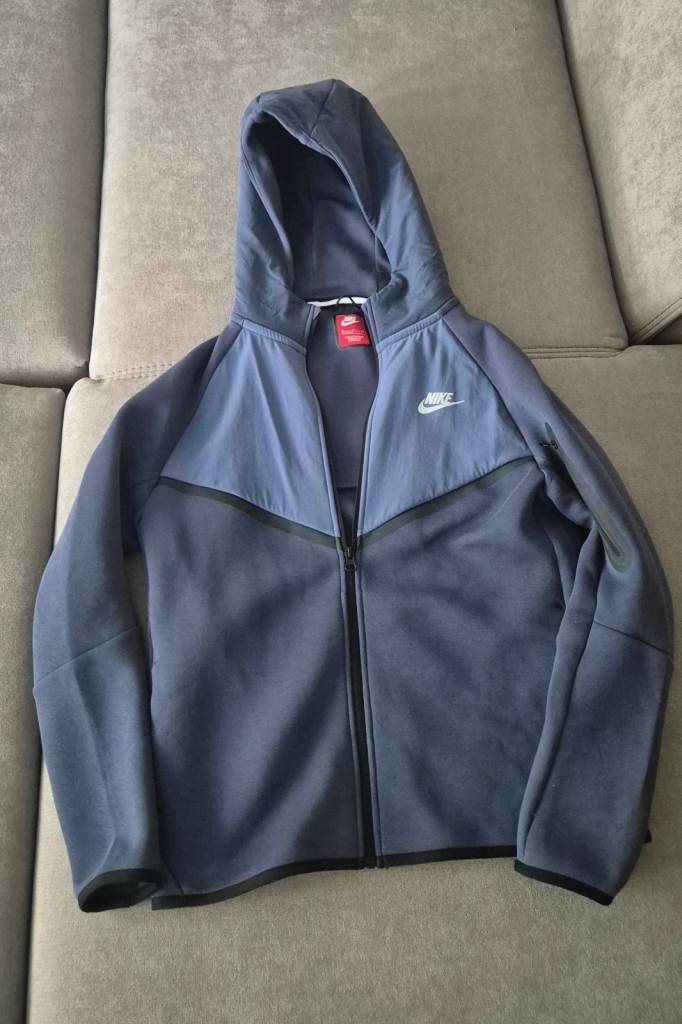 Nike Tech Fleece Hoodie – Blue, like new Condition