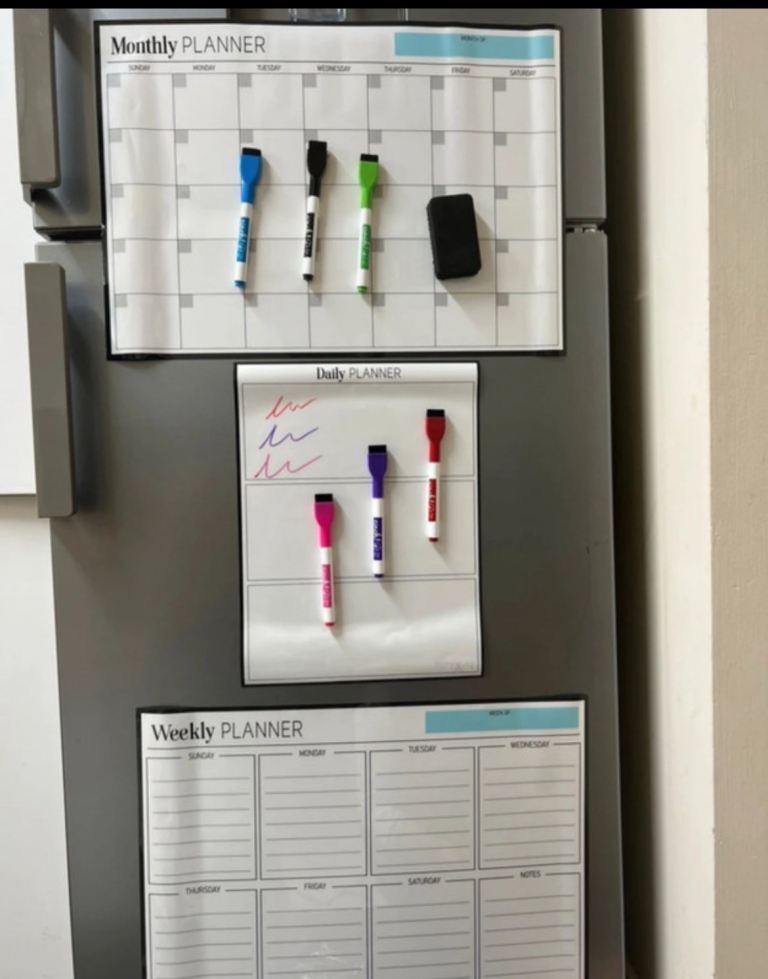 New Magnetic Whiteboard Planner Set - Monthly, Weekly, Daily