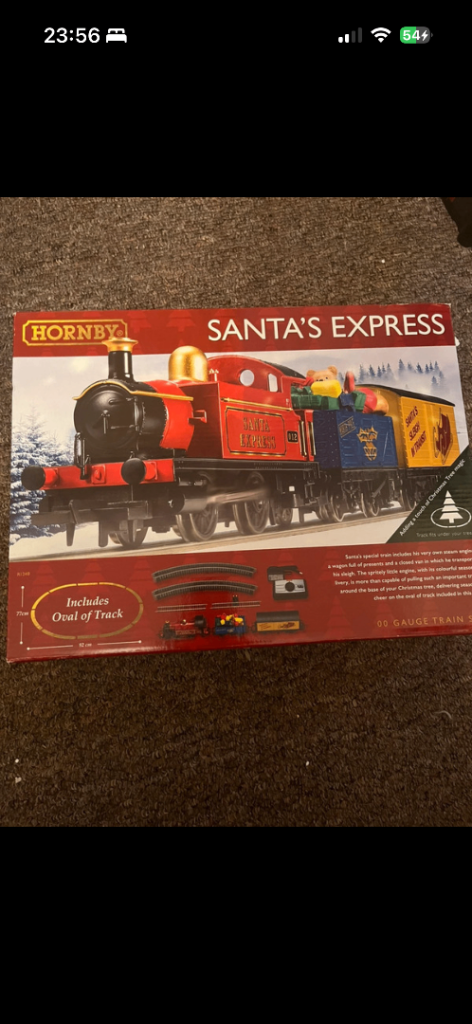 Hornby Santa's Express Train Set – New, Boxed