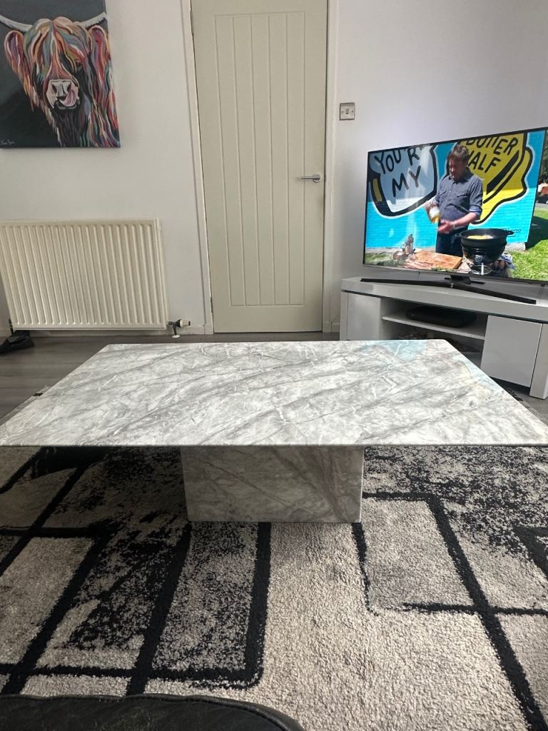 Solid Marble Coffee Table