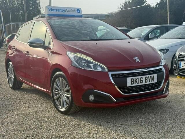 2016 Peugeot 208 1.2 PureTech 82 Allure 5dr HATCHBACK Petrol Manual