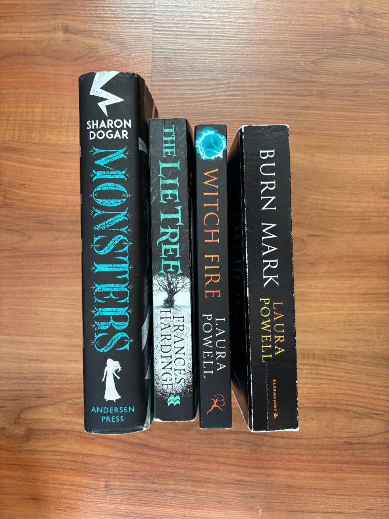 4 Horror/Fantasy Books - Sharon Dogar, Frances Hardinge, Laura Powell