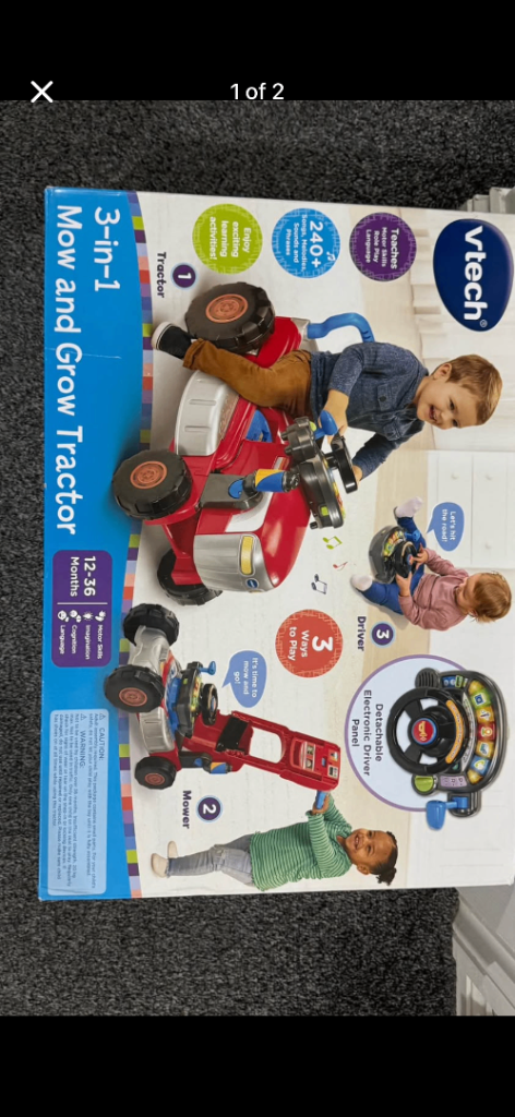 Vtech - 3 in 1 now and grow tractor