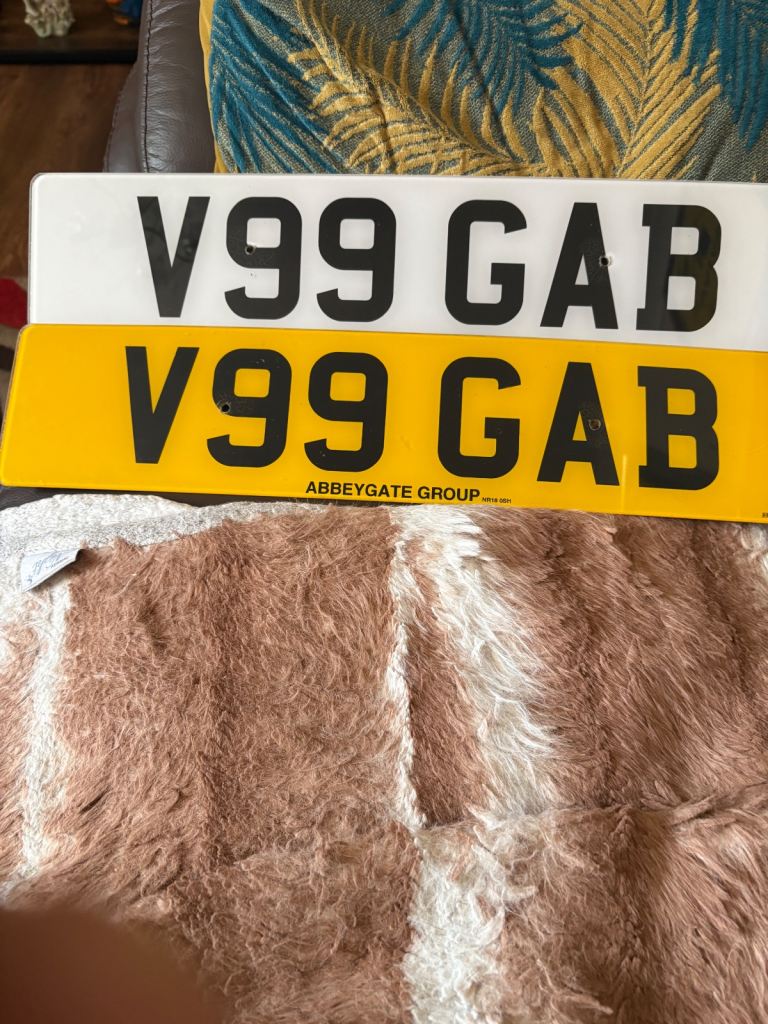 Private number plate 