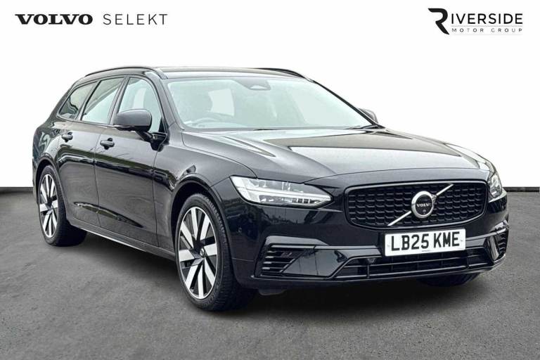 2025 Volvo V90 Plus, T6 AWD Plug-in hybrid, Electric/Petrol, Dark Estate Petrol Parallel PHEV Aut...