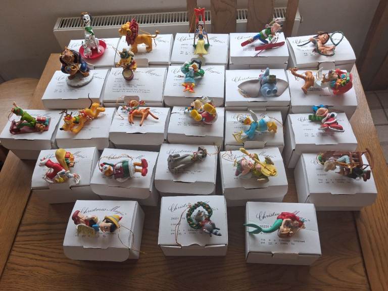 Grolier Disney Christmas Tree Ornaments 