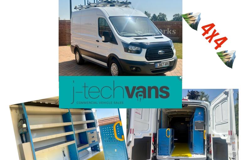 2018 Ford Transit 2.0 TDCi 130ps L2 H2 Mwb AWD Van *** 4X4 Workshop Van *** Medium Roof Van  Dies...