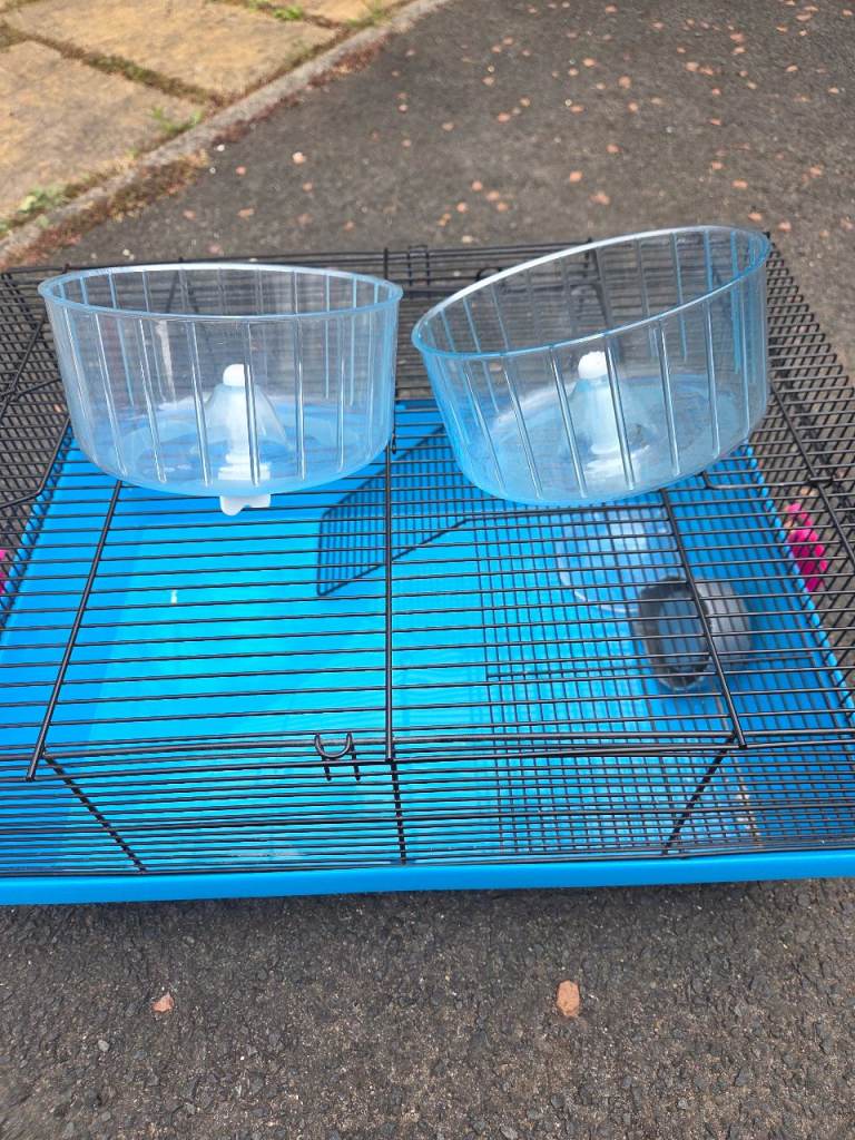 Hamster cage and 2x hamster wheels