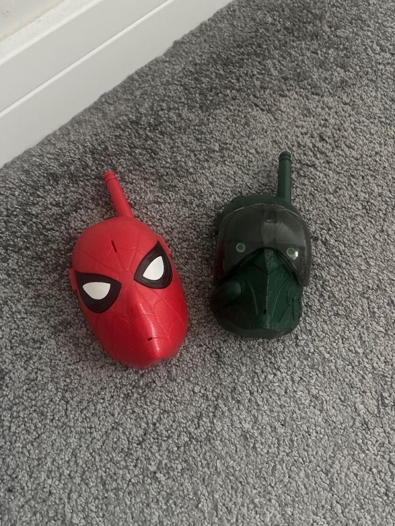 Spiderman walkie talkies