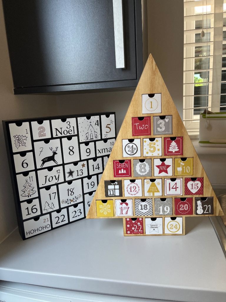 Wooden Christmas Advent Calendars - As Good As New