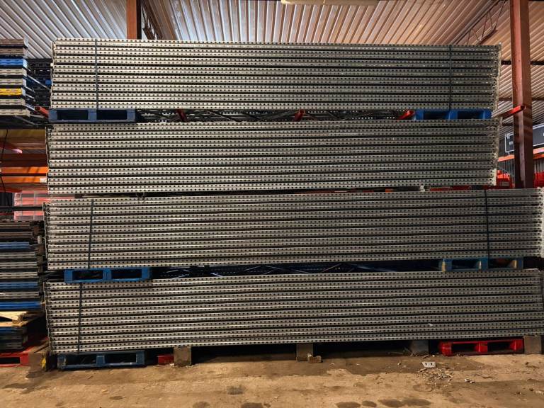AR ARESTANT USED PALLET RACKING INDUSTRIAL WAREHOUSE STORAGE FRAMES BEAMS LEGS 