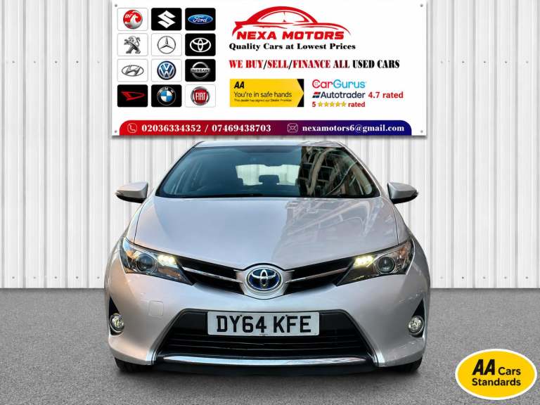 2014 Toyota Auris 1.8 VVT-h Icon Hatchback 5dr Petrol Hybrid CVT Euro 5 (s/s) (136 ps) Hatchback ...