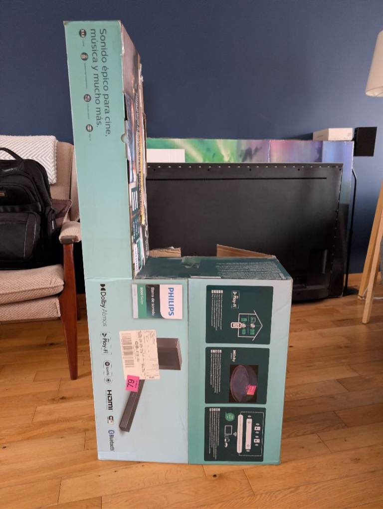 Philips SoundBar & SubWoofer - TAB8905 3.1.2 with Dolby Atmos