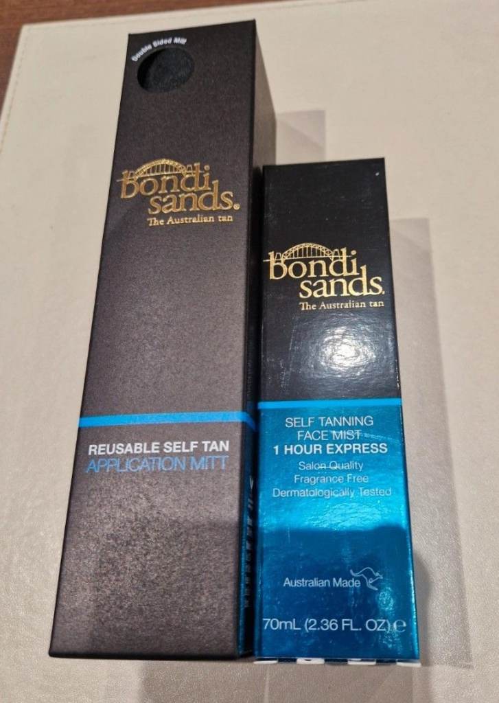 Bondi Sands self tanning face mist 1 hour express 70 ml, self tan application mitt