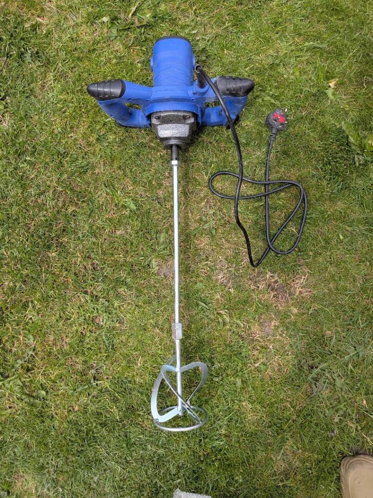 Paddle cement/plaster mixer