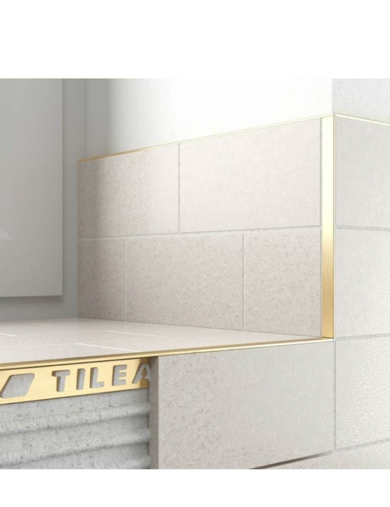 image for Matt Gold Square Edge Trim 10mm