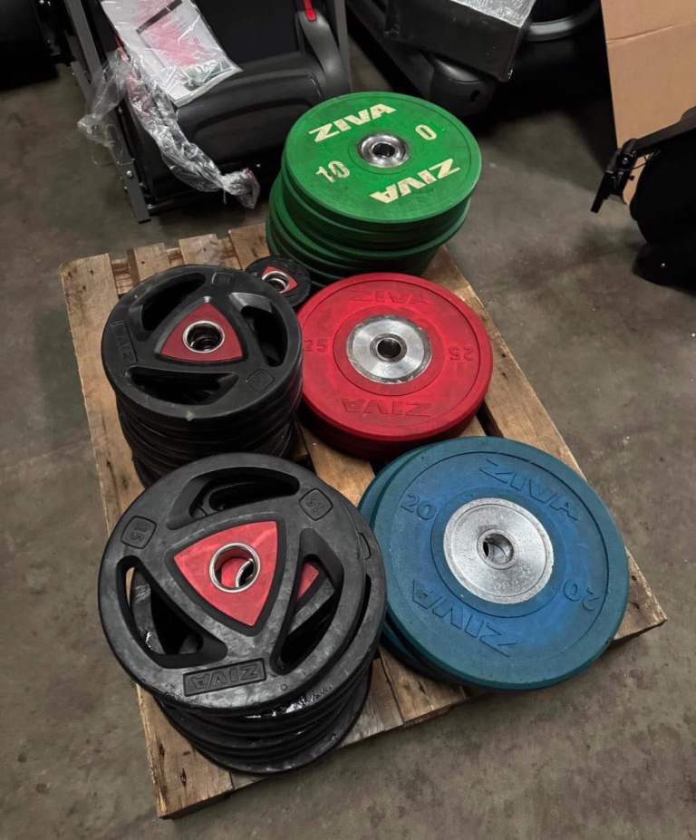 ziva polyurethane grip weight plates / disc and competition plates