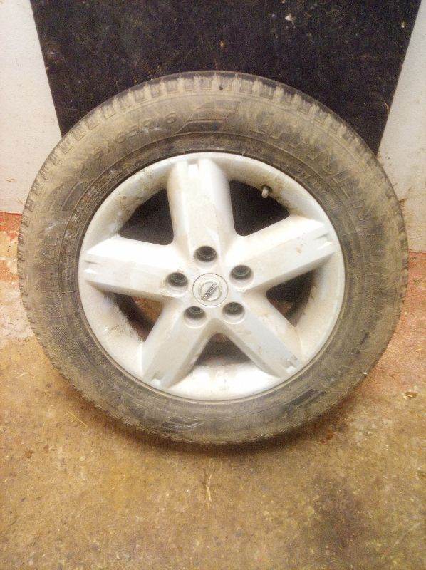 Nissan X-trail alloy wheel spare wheel
