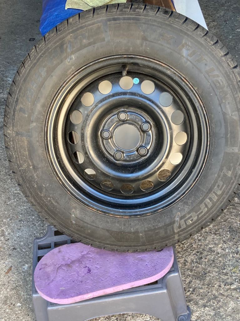 Brand new wheel and tyre 