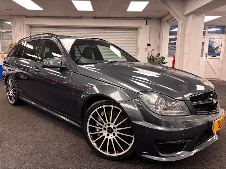 RARE OPPORTUNITY MERCEDES C63 6.3 V8 AMG ESTATE SPDS MCT AUTO *ONLY 54,910 MLS*
