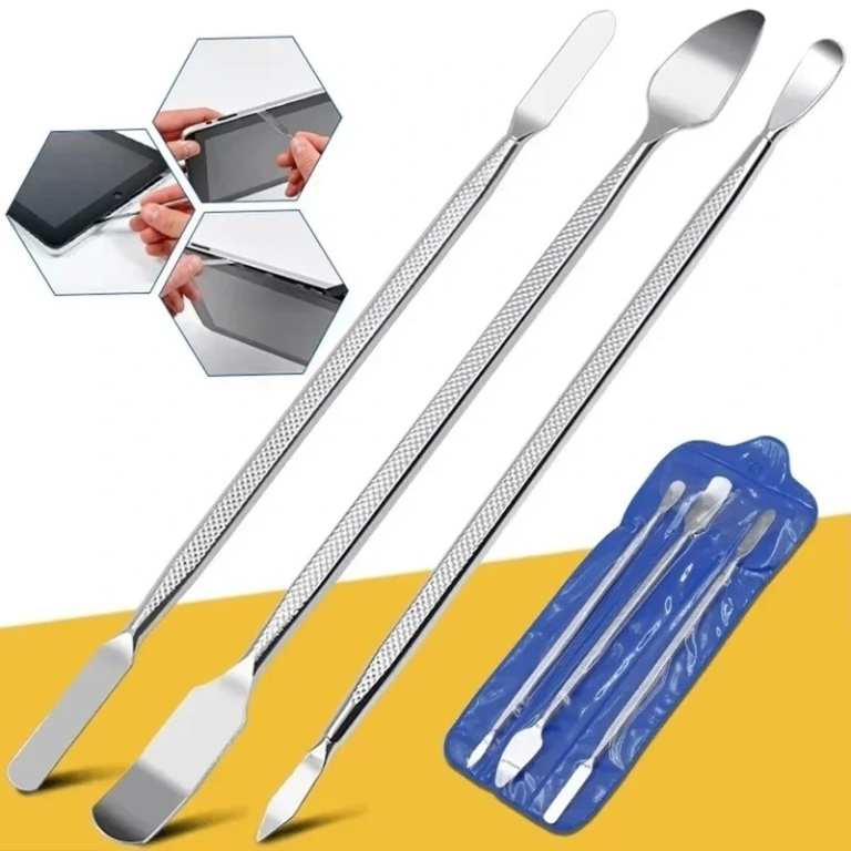 Brand New 3PCS Metal Spudger Repair Tool Kit – Opening Pry Blade Set for Smartphone, Tablet & PC