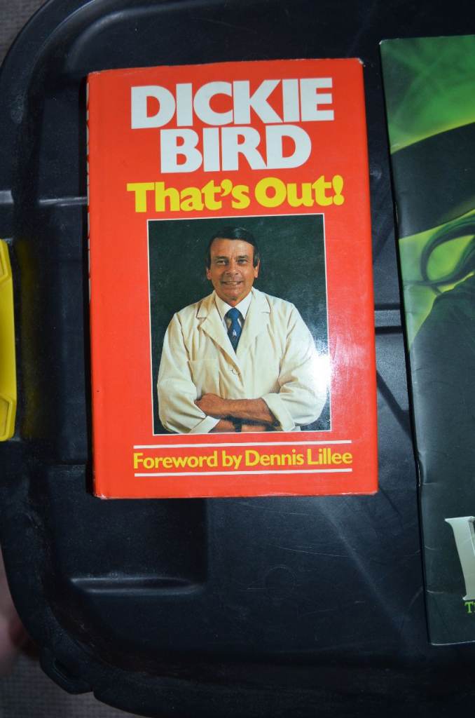DICKIE BIRD SIGNED BOOK