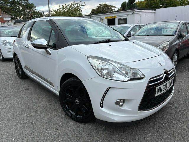 2010 Citroen DS3 Black & White 1.6 HDI 3dr **£20 Road Tax!, 65+ MPG, Low Miles**