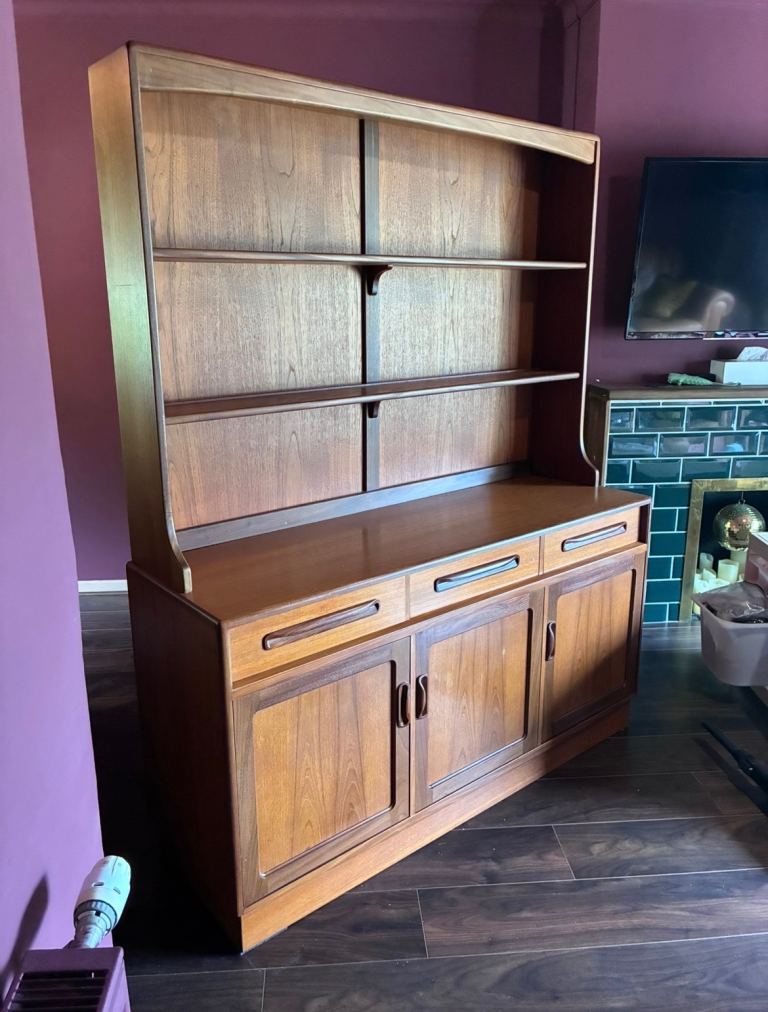 G plan teak fresco  sideboard/wall unit. 