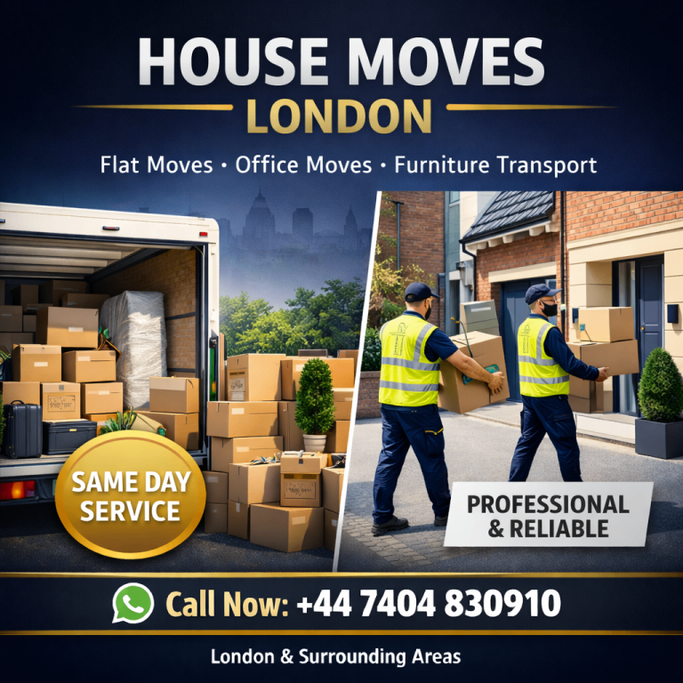Man and Van Removals London | House Moves | Office Moves | Call Now