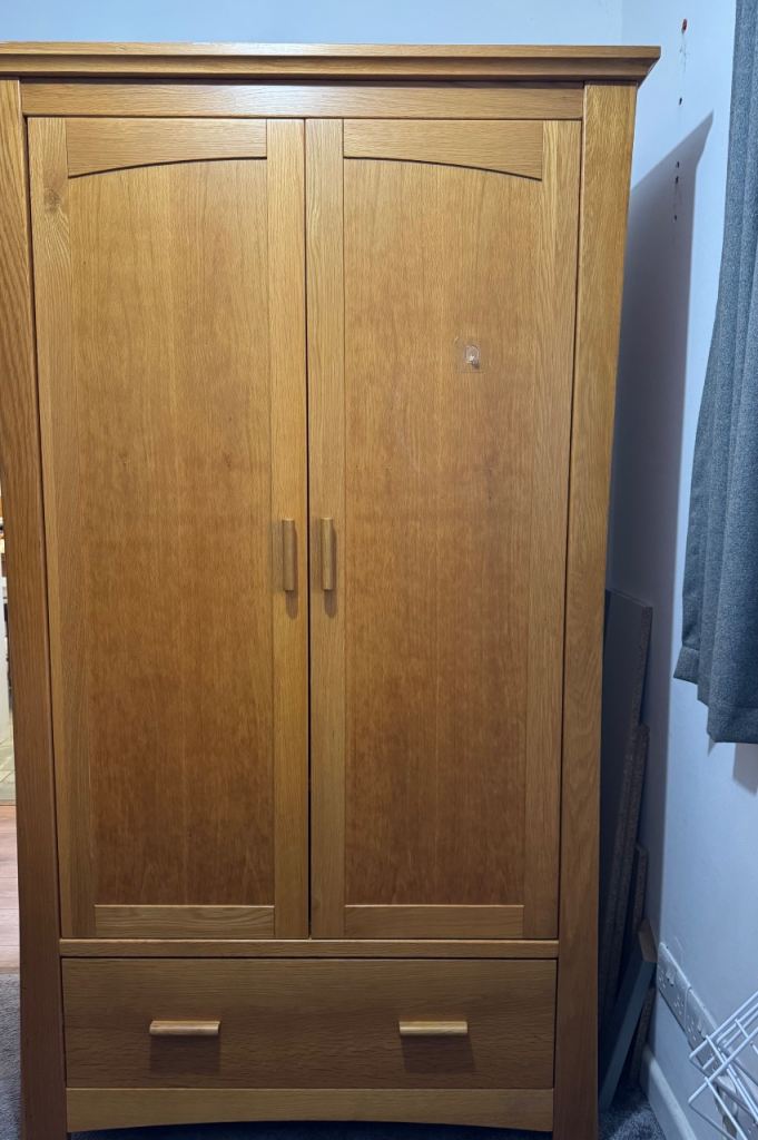 Mamas and Papas wardrobe and tall boy unit 