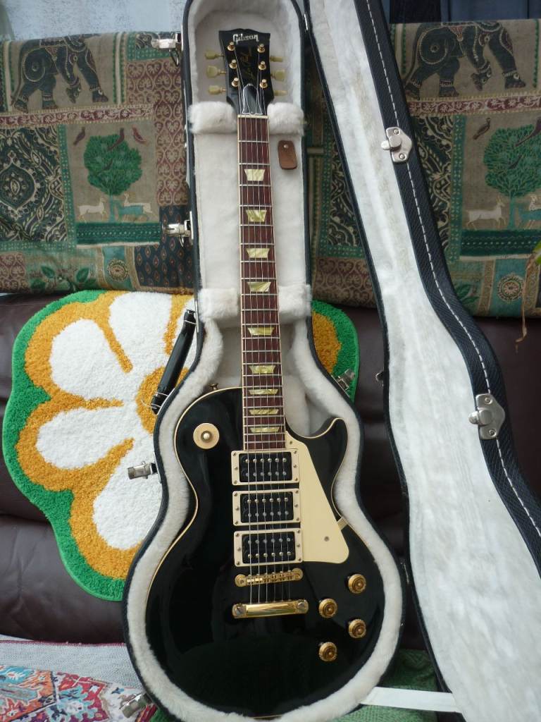 super rare gibson les paul classic 3 pickups,may px