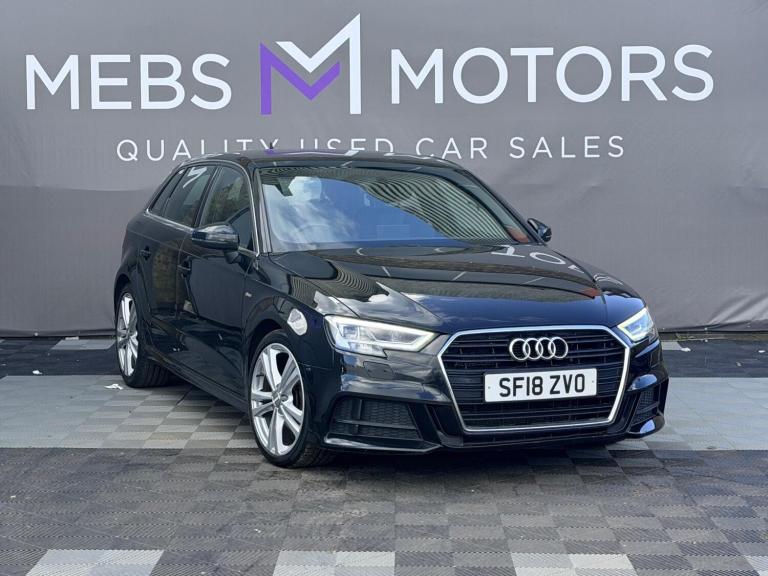 2018 Audi A3 1.0 TFSI S line Sportback Euro 6 (s/s) 5dr HATCHBACK Petrol Manual
