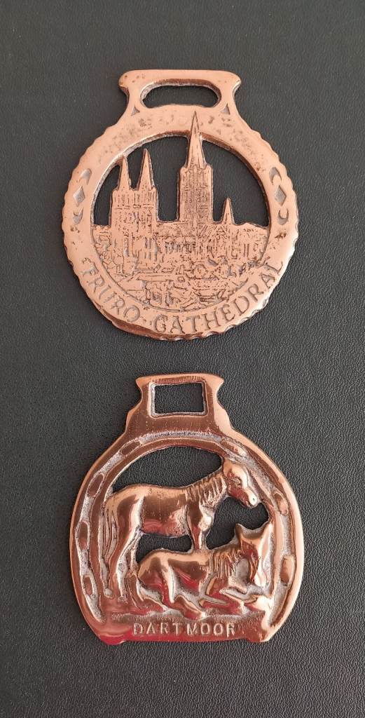 2 Horse Brasses. 3"x 3" approx 