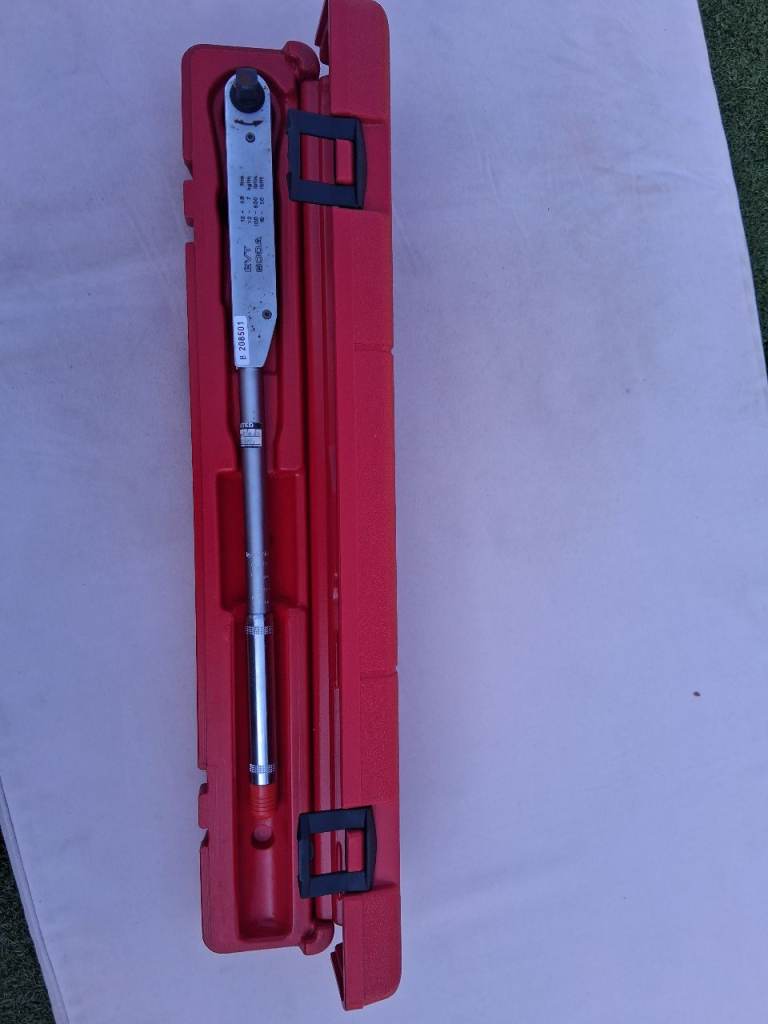 Torque Wrench in Red Case – Good Condition