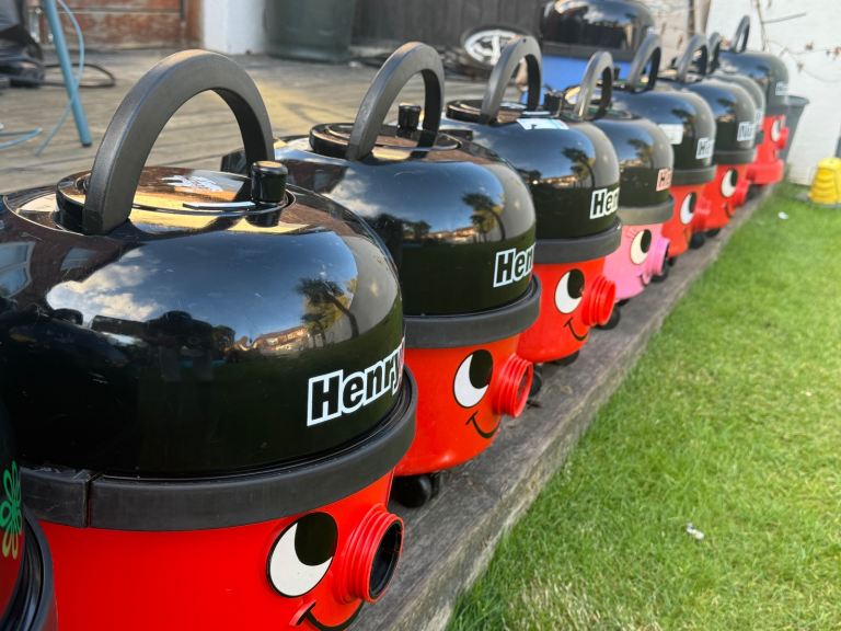 Henry Numatic cylinder vacuums for sale 