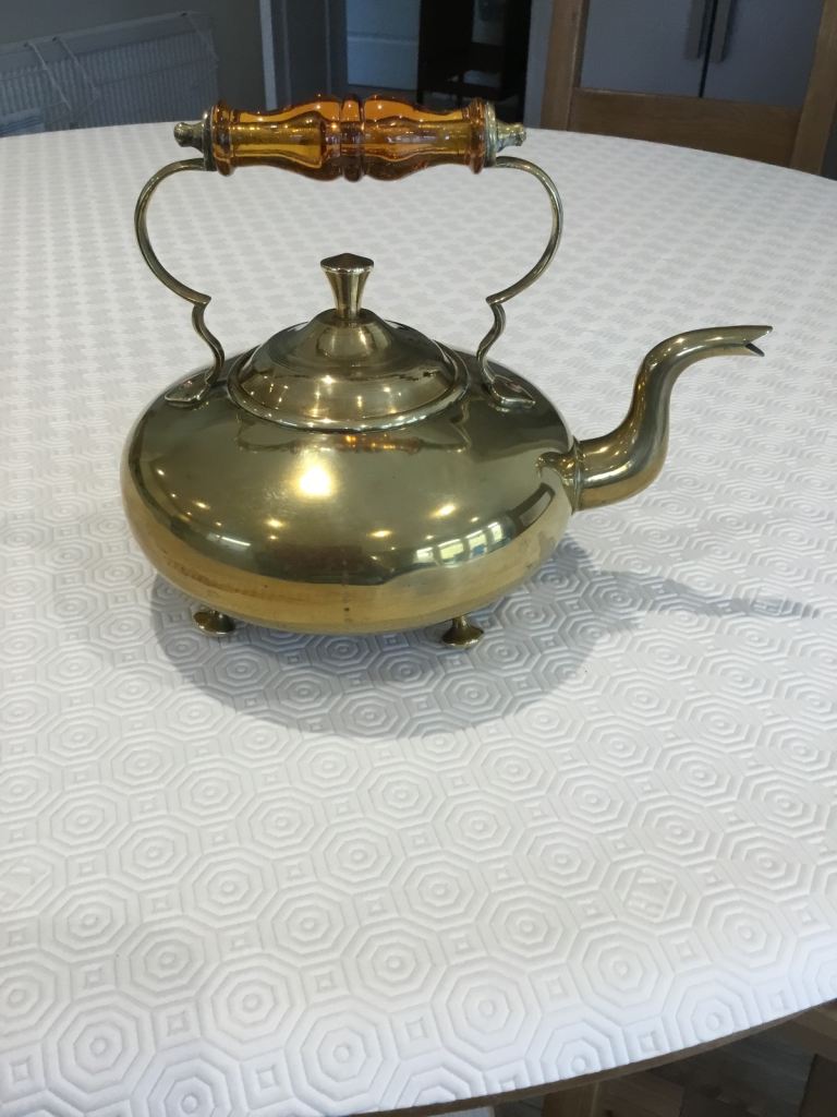 Antique Brass Kettle 
