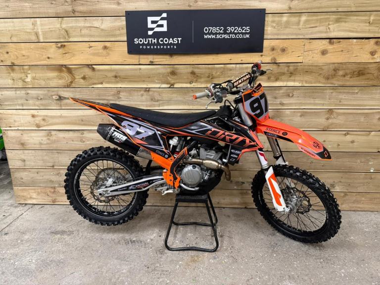 KTM SXF 350 2019 MOTOCROSS BIKE FULL HGS EXHAUST